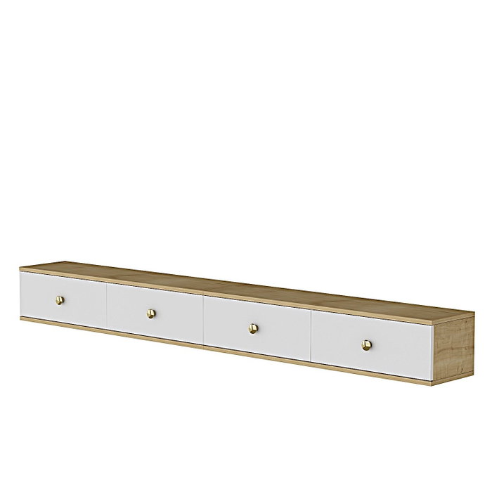 Hanah Home Zuzu Double - Roble Zafiro y Blanco Hanah Home Zuzu Double - Roble Zafiro y Blanco